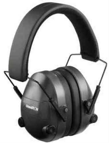 Champion Traps & Targets <span style="font-weight:bolder; ">Earmuffs</span> Electronic 25dB NRR Plastic Black 40974